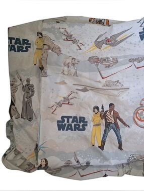 Star Wars The Last Jedi POTTERY BARN KIDS Organic Cotton TWIN flat Fitted Sheet